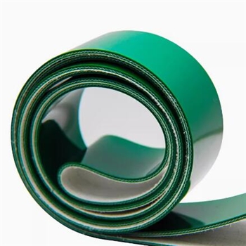 绿色轻型输送皮带流水线皮带爬坡防滑花纹带传送皮带3MM厚平带